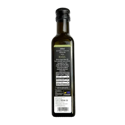 King of Olives Extra Virgin Olive Oil with Basil – Flavoured Olive Oil (250 ml)