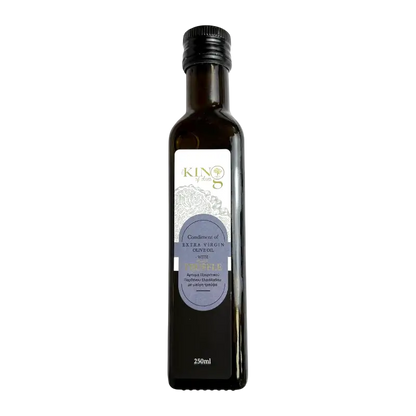 King of Olives Extra Virgin Olive Oil with Black Truffle – Flavoured Olive Oil (250 ml)