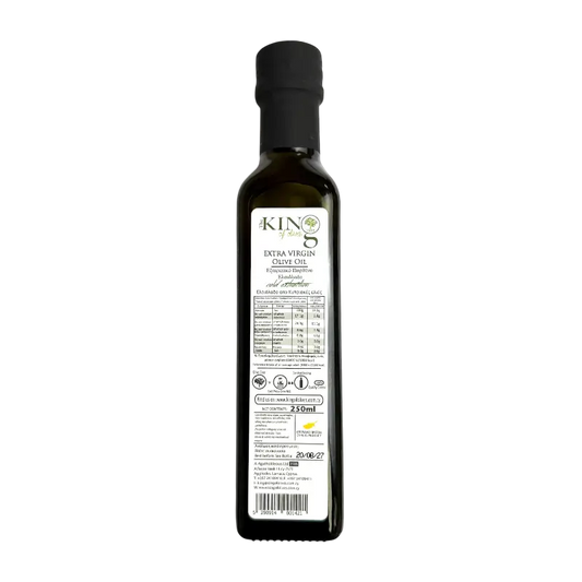 King of Olives Extra Virgin Olive Oil – Cold Extraction Olive Oil (250 ml)