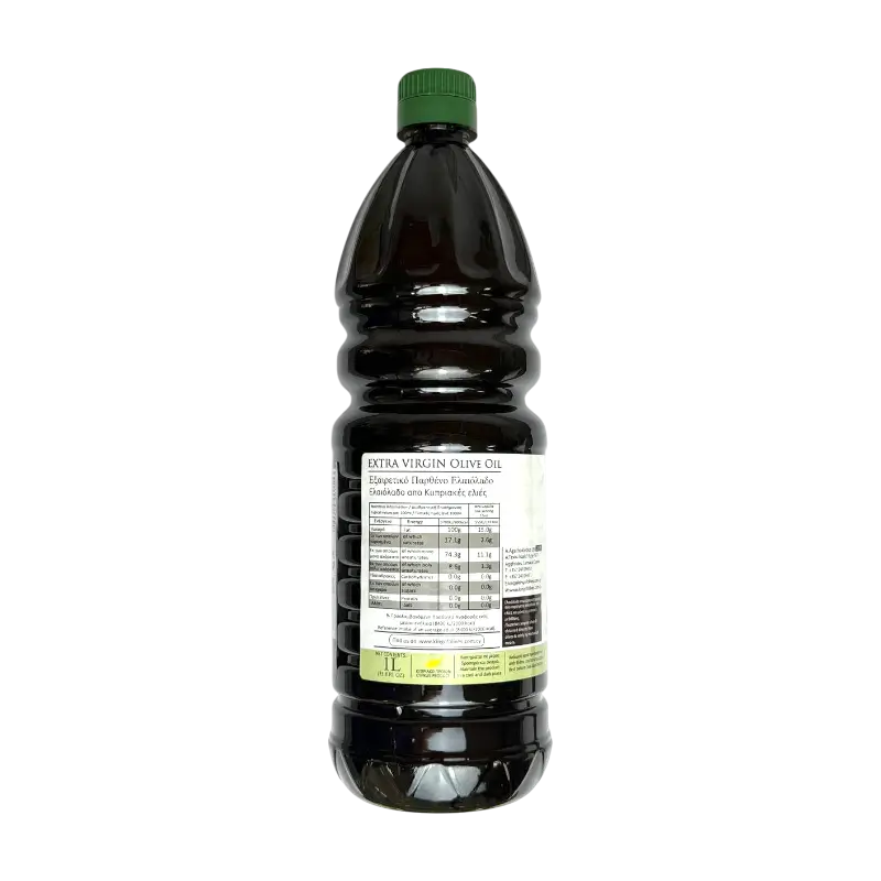 King of Olives Extra Virgin Olive Oil – Cold Extracted Cypriot Olive Oil (1 L)