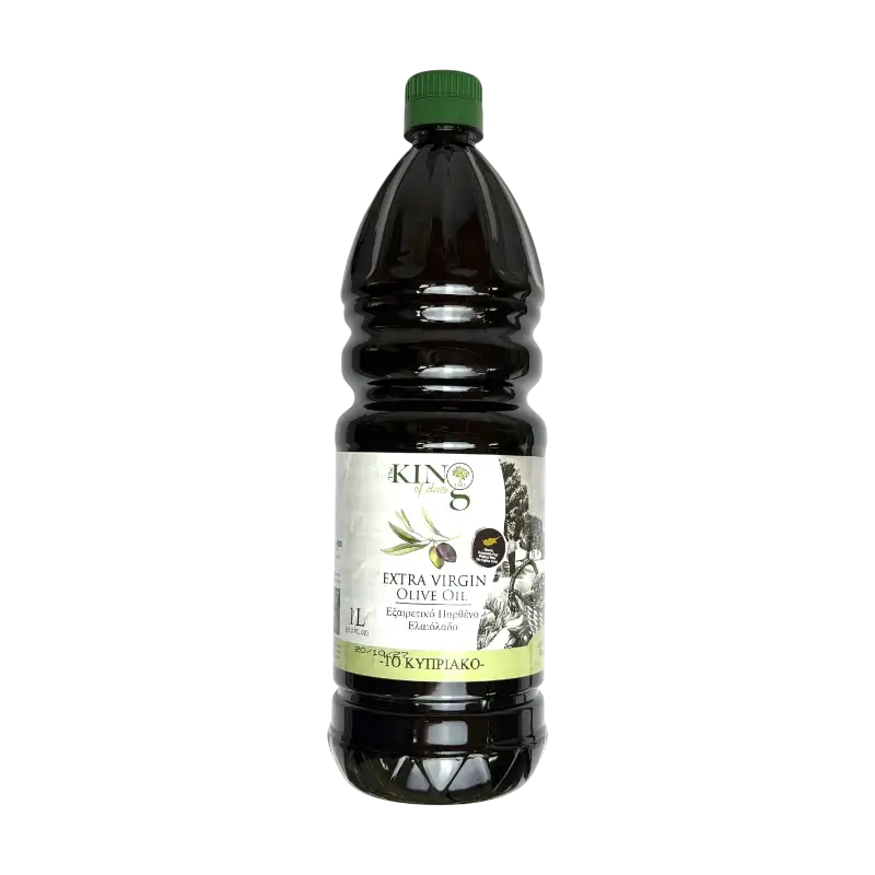 King of Olives Extra Virgin Olive Oil – Cold Extracted Cypriot Olive Oil (1 L)