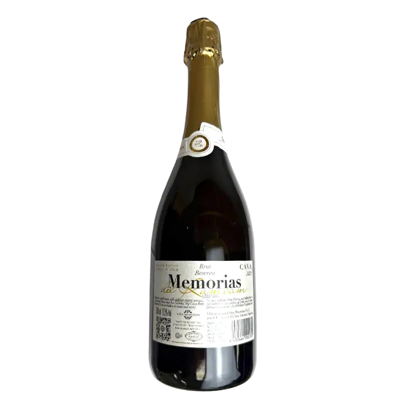 Cava Memorias del Sarment Brut Sparkling Wine (Kosher for Passover)