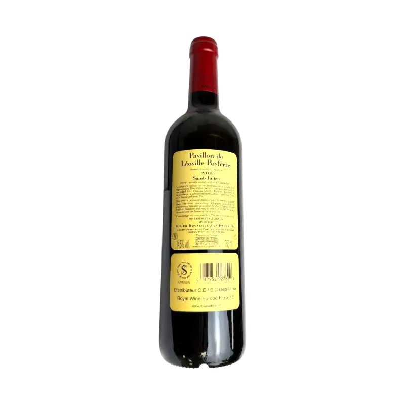 Pavillon de Léoville Poyferré 2018 Saint‑Julien Red Wine (France)