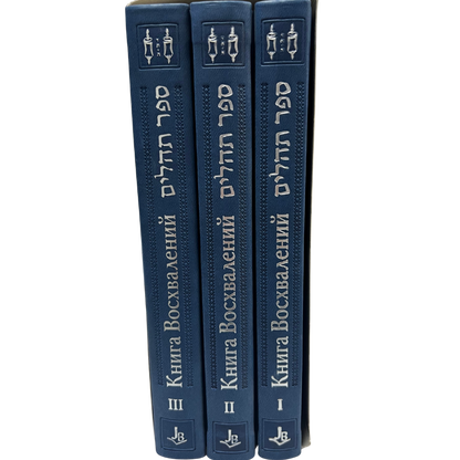 Psalms with commentary of RaDaK ,Volumes 1-3 (Russian Language )