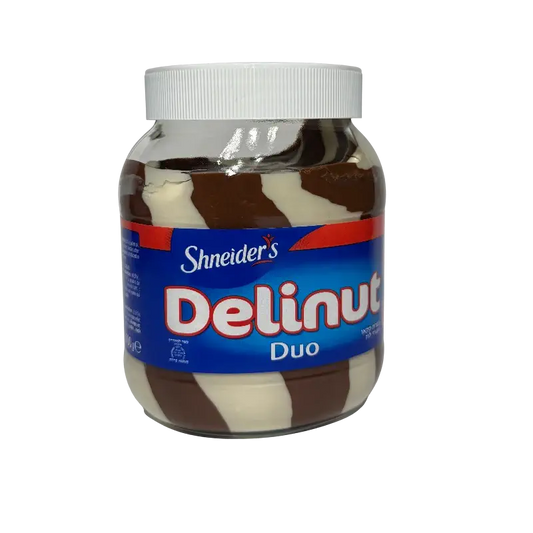 Schneider’s Delinut Duo Hazelnut Spread 700g – Chocolate & Vanilla Hazelnut Cream Spread