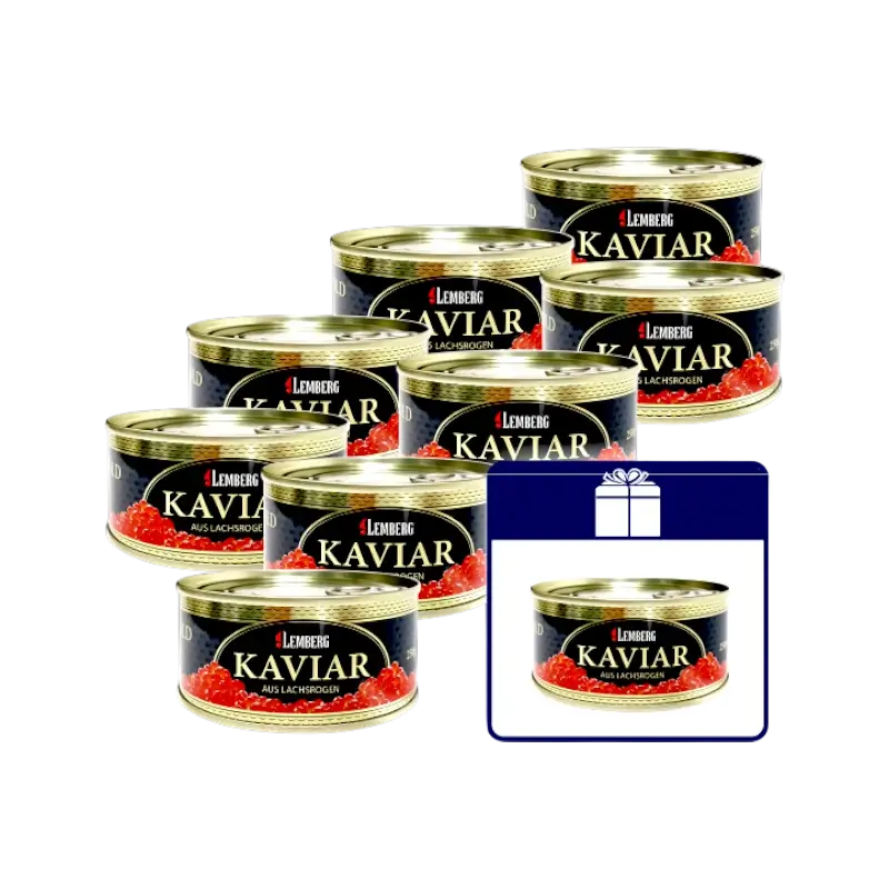 Gorbuscha - salmon ALASKA GOLD, 8 + 1 x 250g
