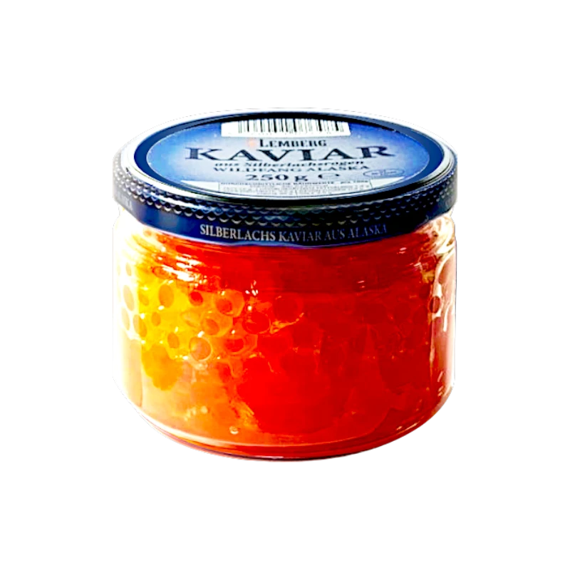 Silver salmon caviar, 250g
