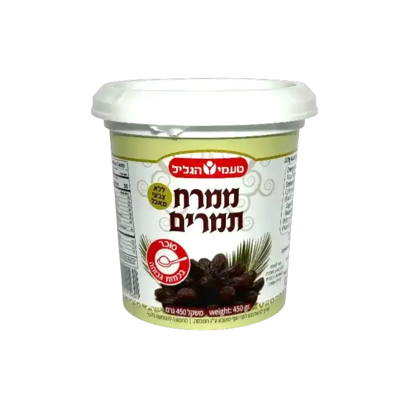 Shamir Natural Date Syrup 450g – 100% Date Silan Spread (No Added Sugar)