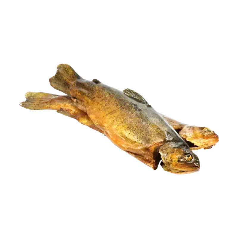 Hot Smoked Trout with Head