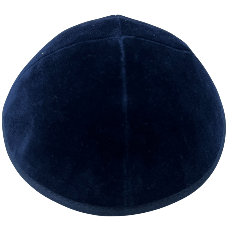 Velvet kippah "Navy"