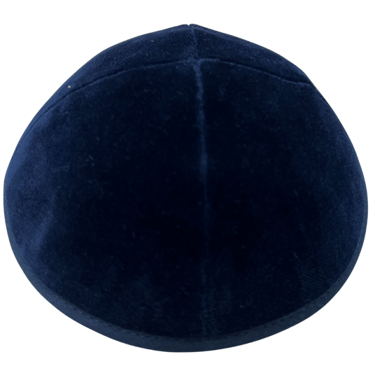 Velvet kippah "Navy"