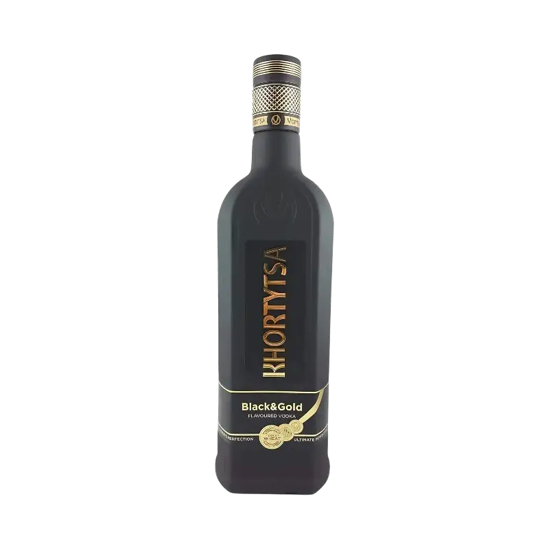 Khortytsa Black & Gold Vodka 700 ml 40% Alc. (Ukraine)