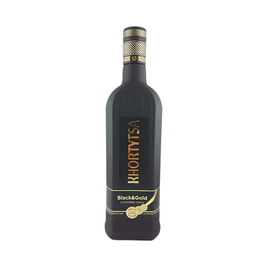 Khortytsa Black & Gold Vodka 700 ml 40% Alc. (Ukraine)